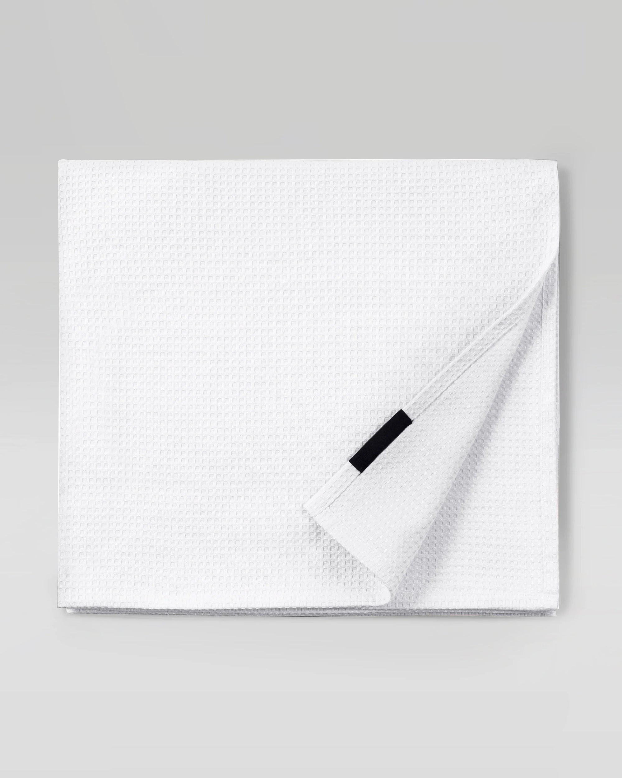 Sorrento Waffle Bianco white - Printed Beach Towel