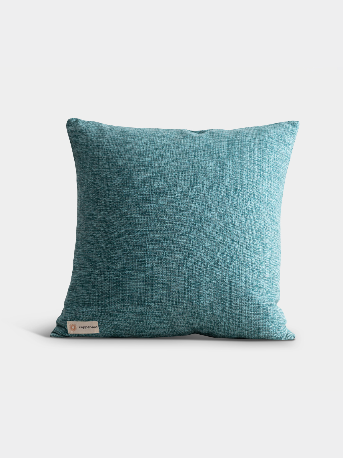 Marbella Textured Teal Cotton Cushion Cover
