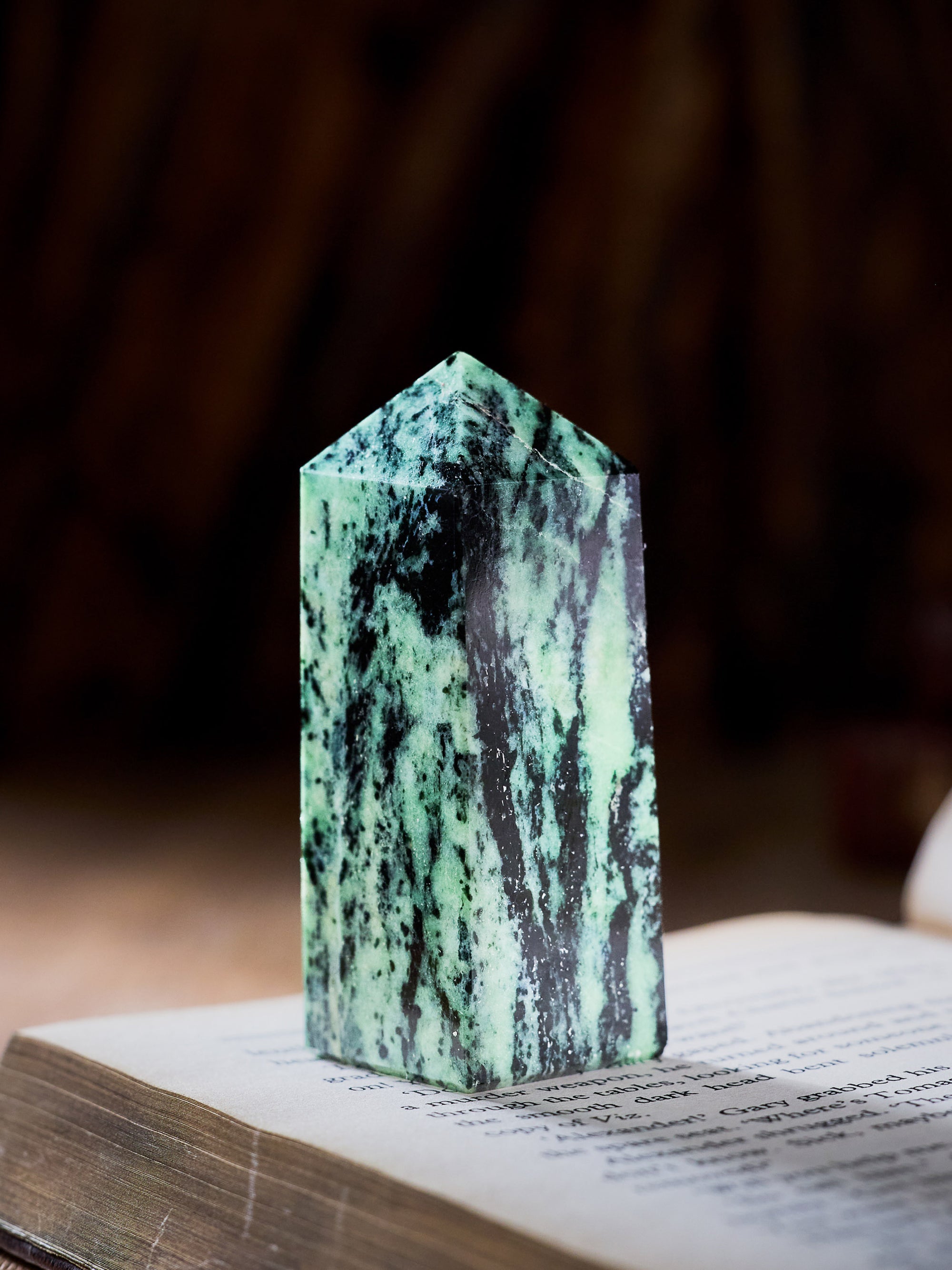 Semi-precious Stone - Ruby Zoisite Tower