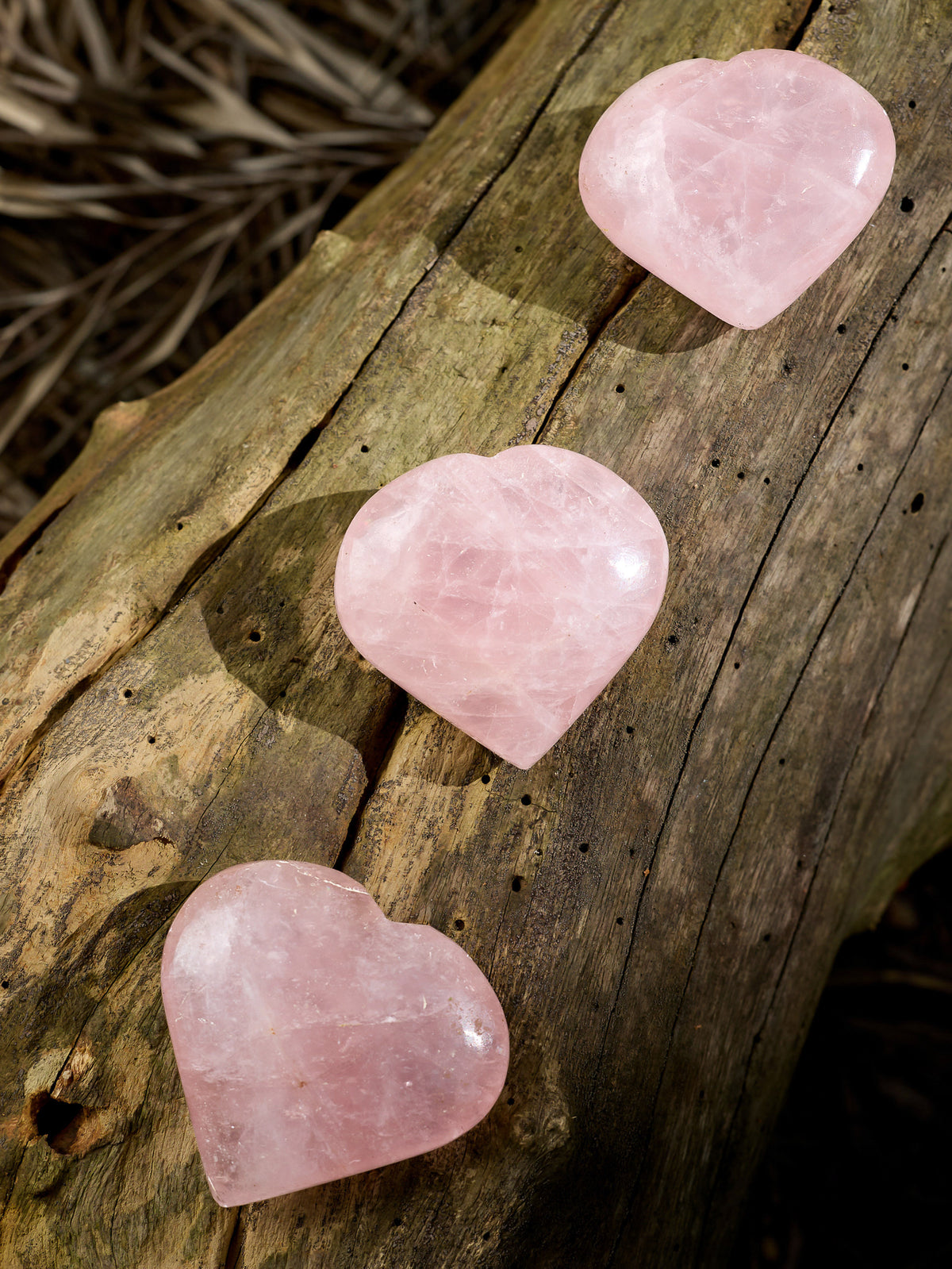 Semi-precious Gemstone - Rose Quartz Heart