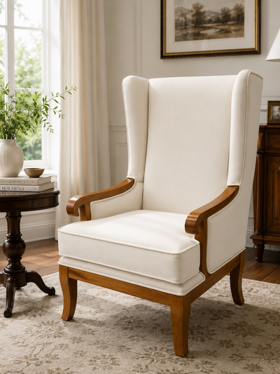 Aurora Premium Wingback Lounge Chair
