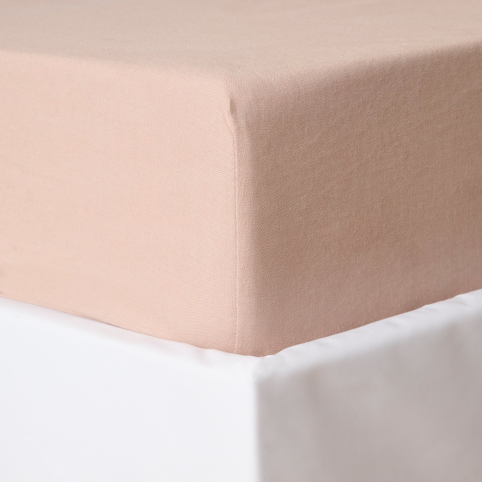 Soft Apricot | Cotton Bamboo | Chambray | Bedsheet