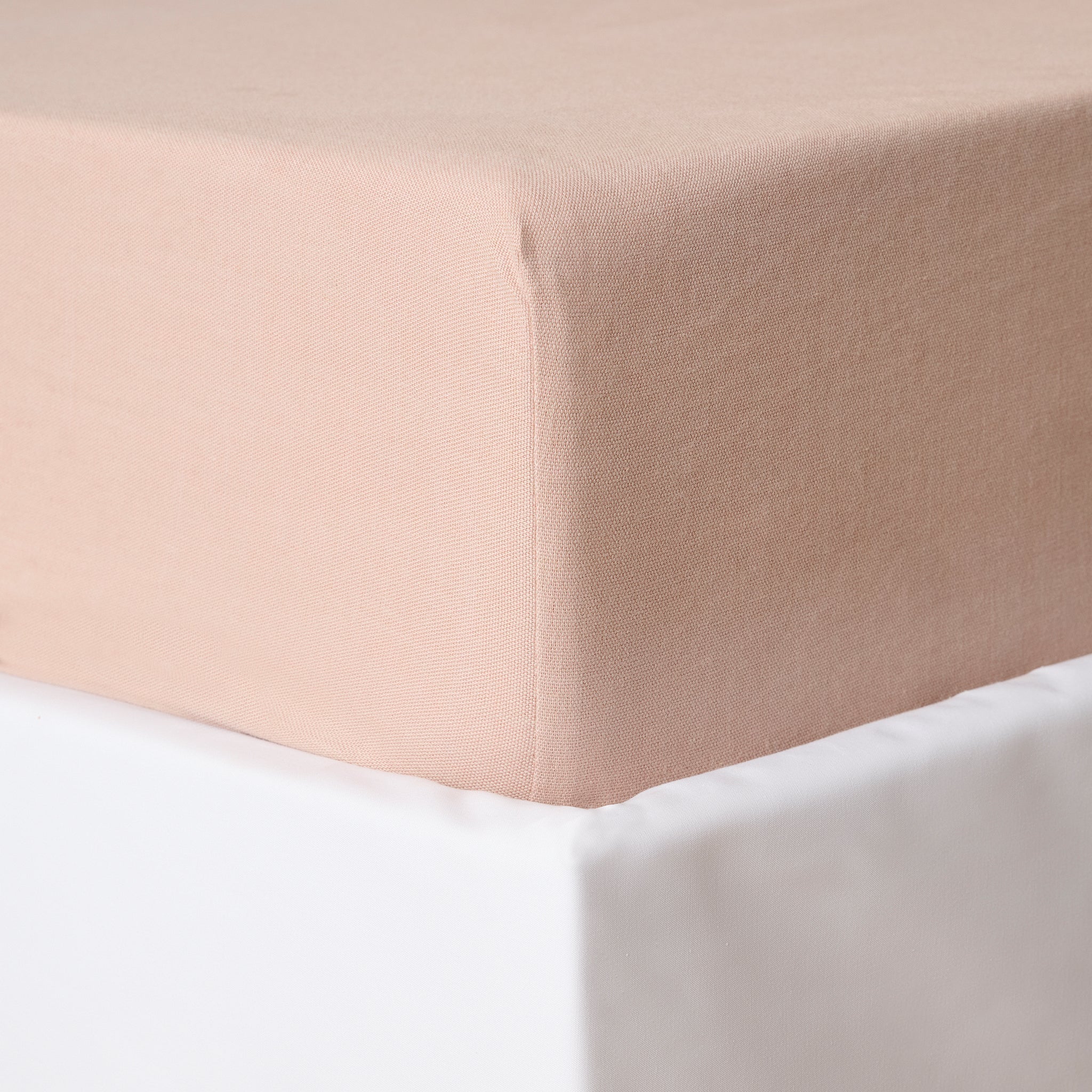 Soft Apricot | Cotton Bamboo | Chambray | Bedsheet