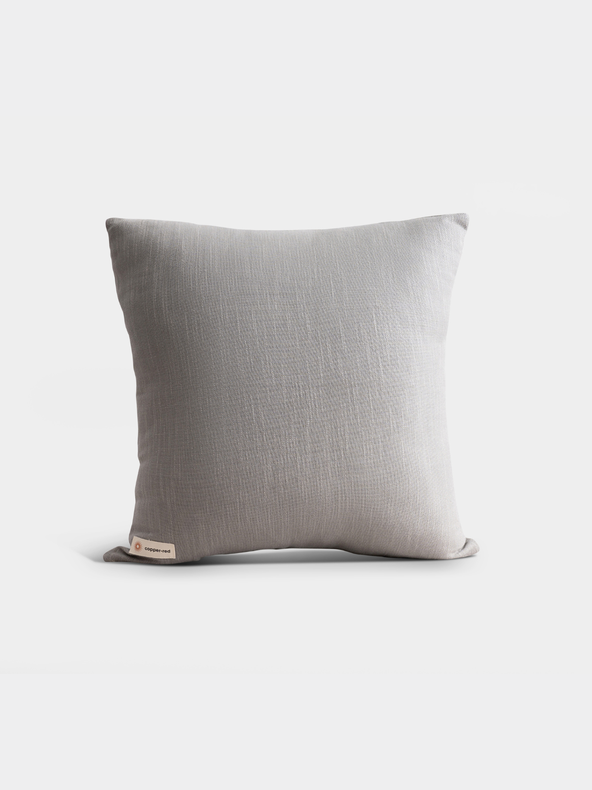 Saadiyat Ash Grey Cotton Cushion Cover