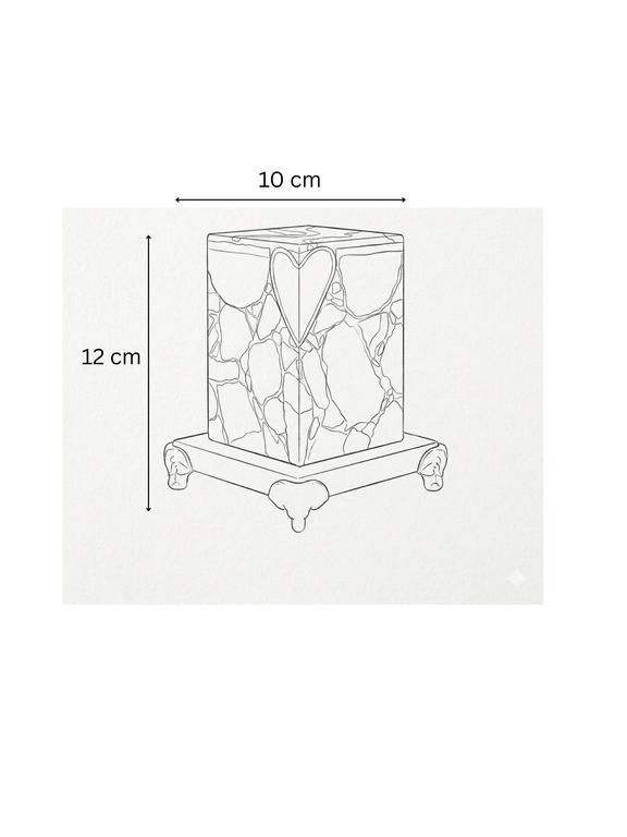Premium Agate Table Lamp with Marble Base