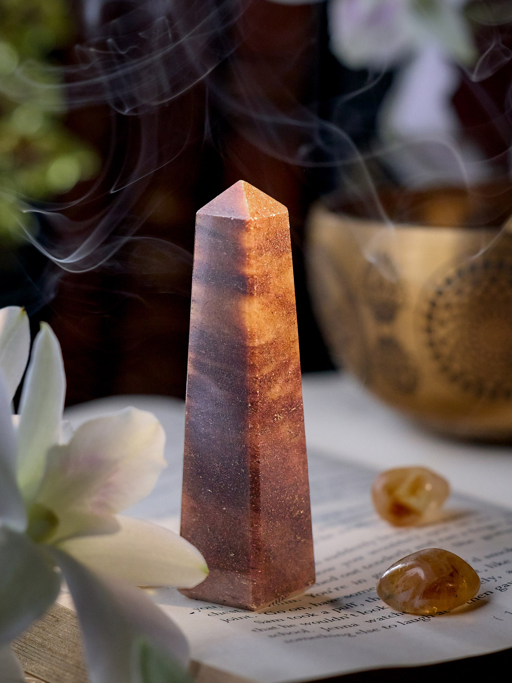 Semi-precious Gemstone - Brown Jasper Tower