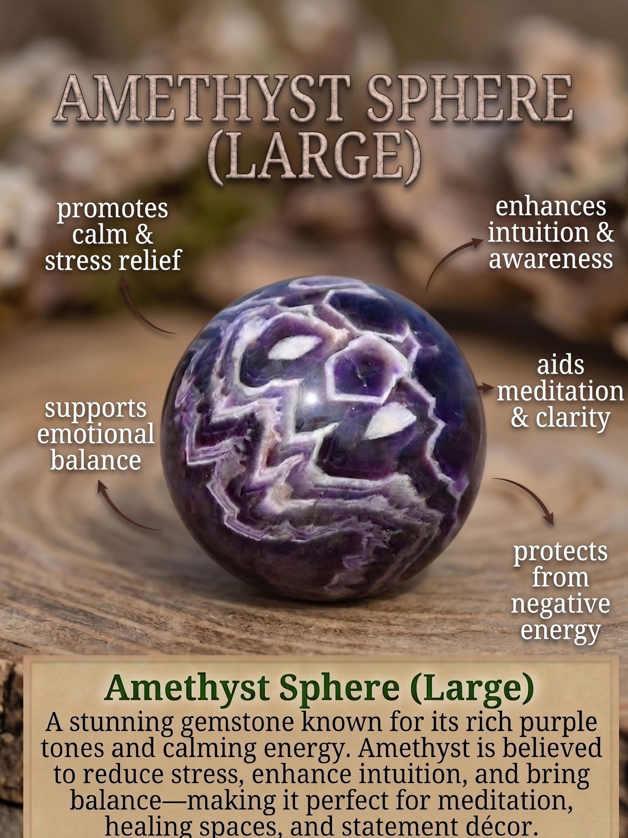 Amethyst Crystal Ball