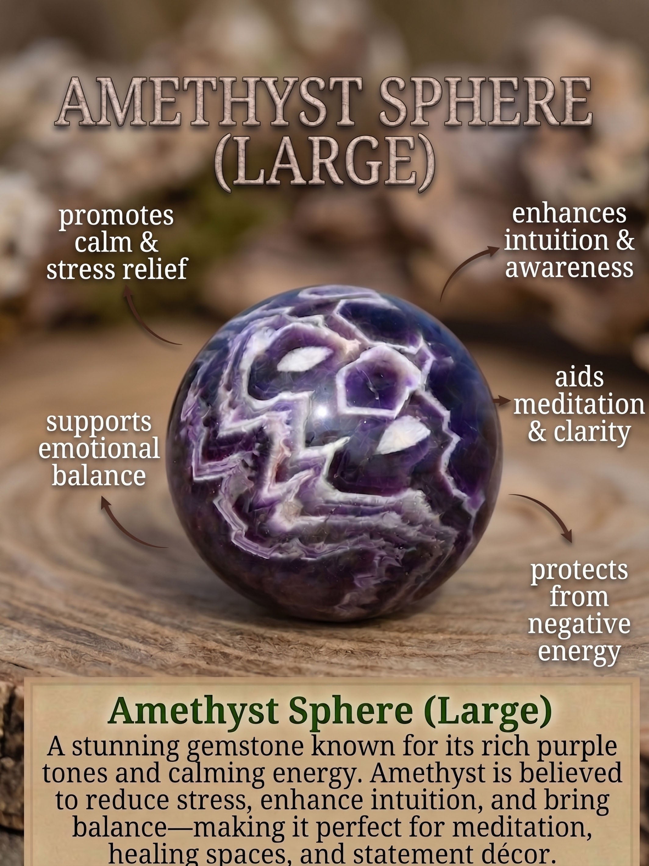 Amethyst Crystal Ball