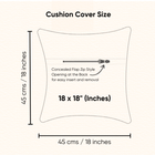Autumn Fern Tufted Cushion Cover