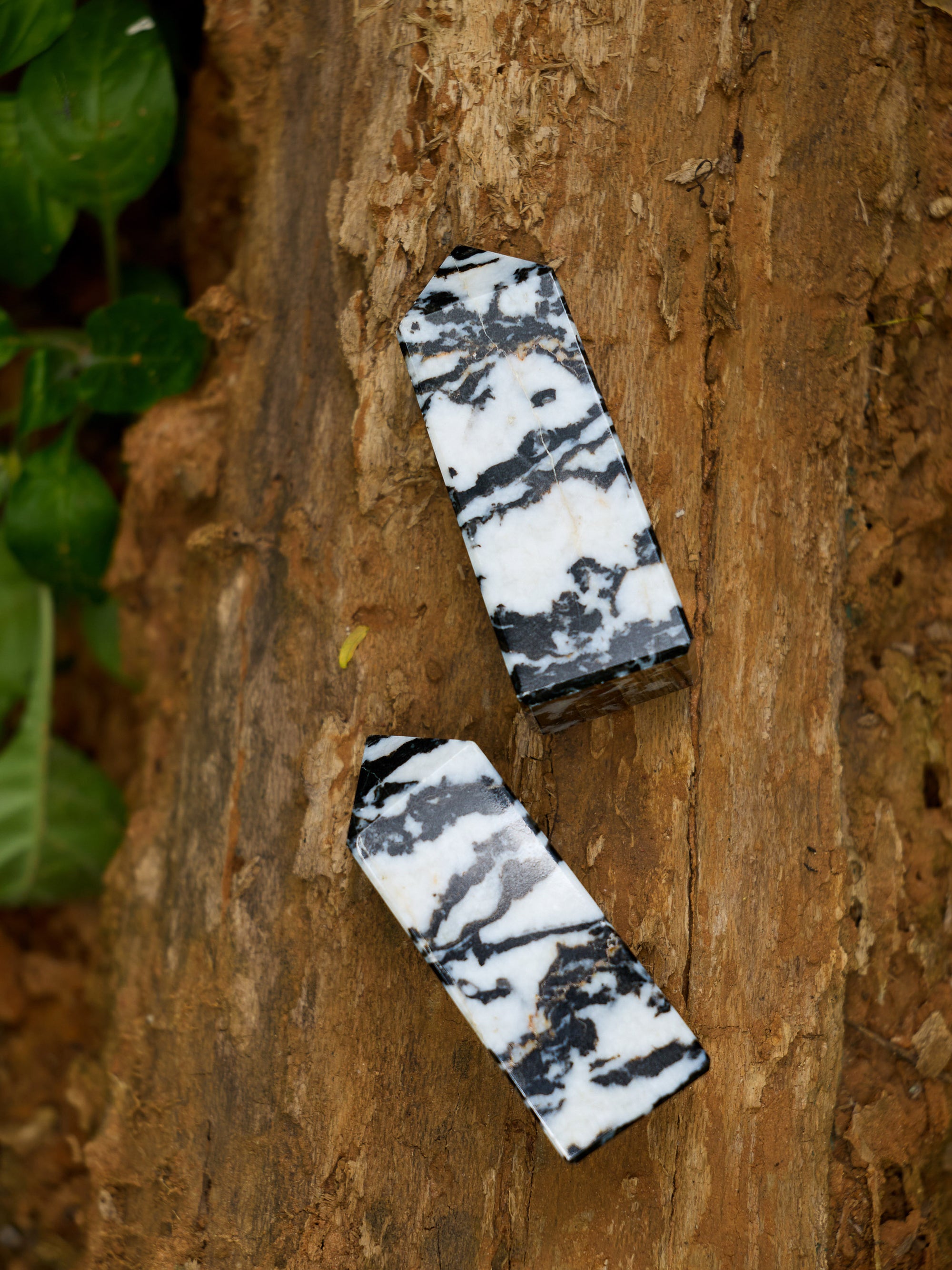 Semi-precious Gemstone - Zebra Jasper Tower