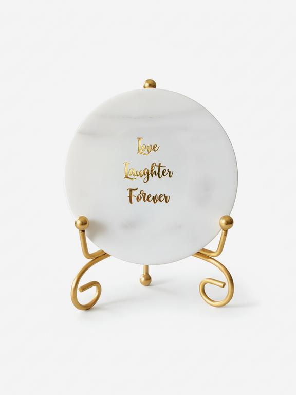 Marble Stone Showpiece | Love & Laughter