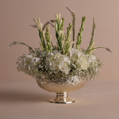Enchanted Forest Urli/Center Piece - Silver