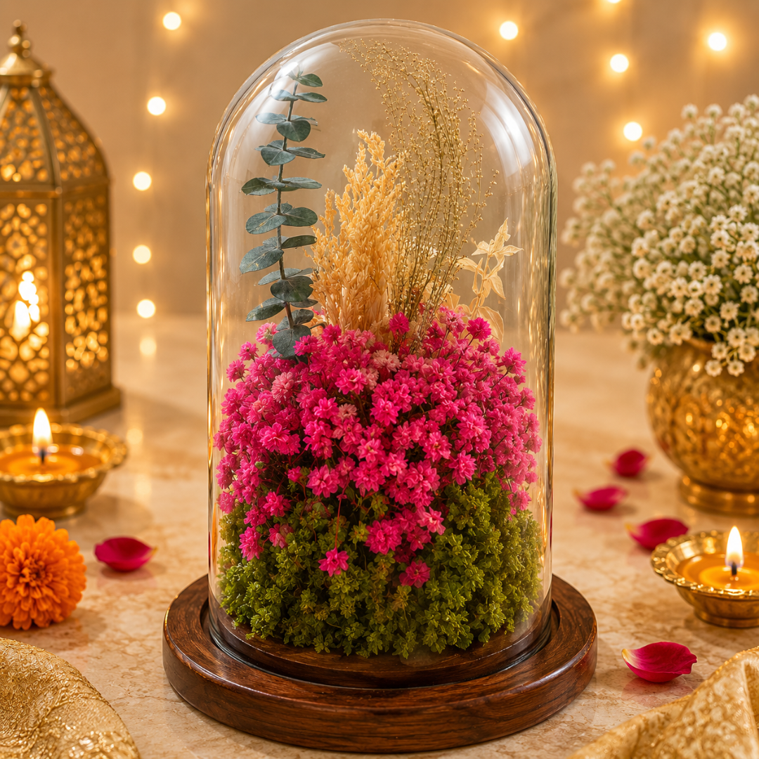 Divine Ganesha Blessings Decorative Dome | Elegant Festive Home Décor - https://artecasa.in/