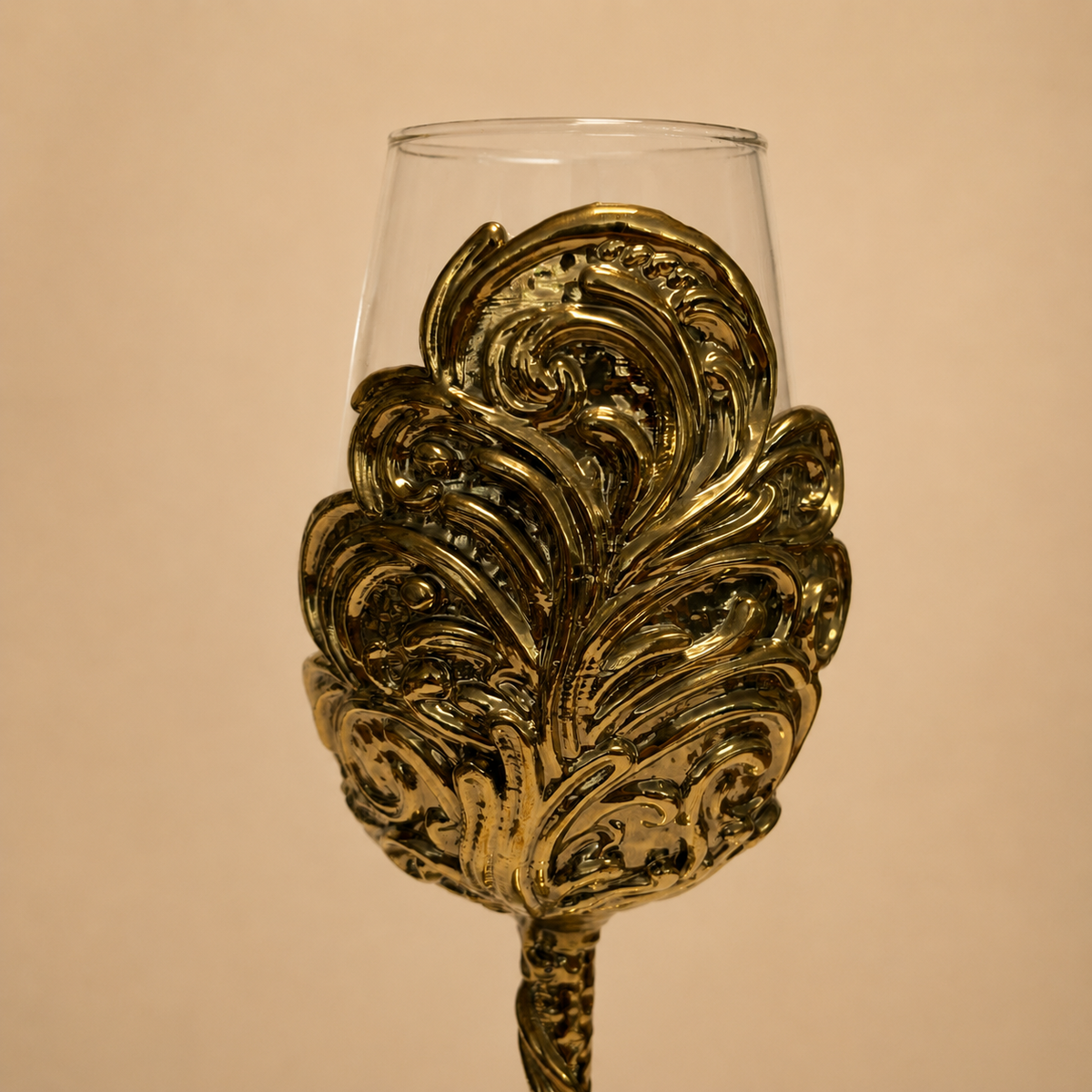 Gold Leaf - Collector Edition Handmade Wine Glass