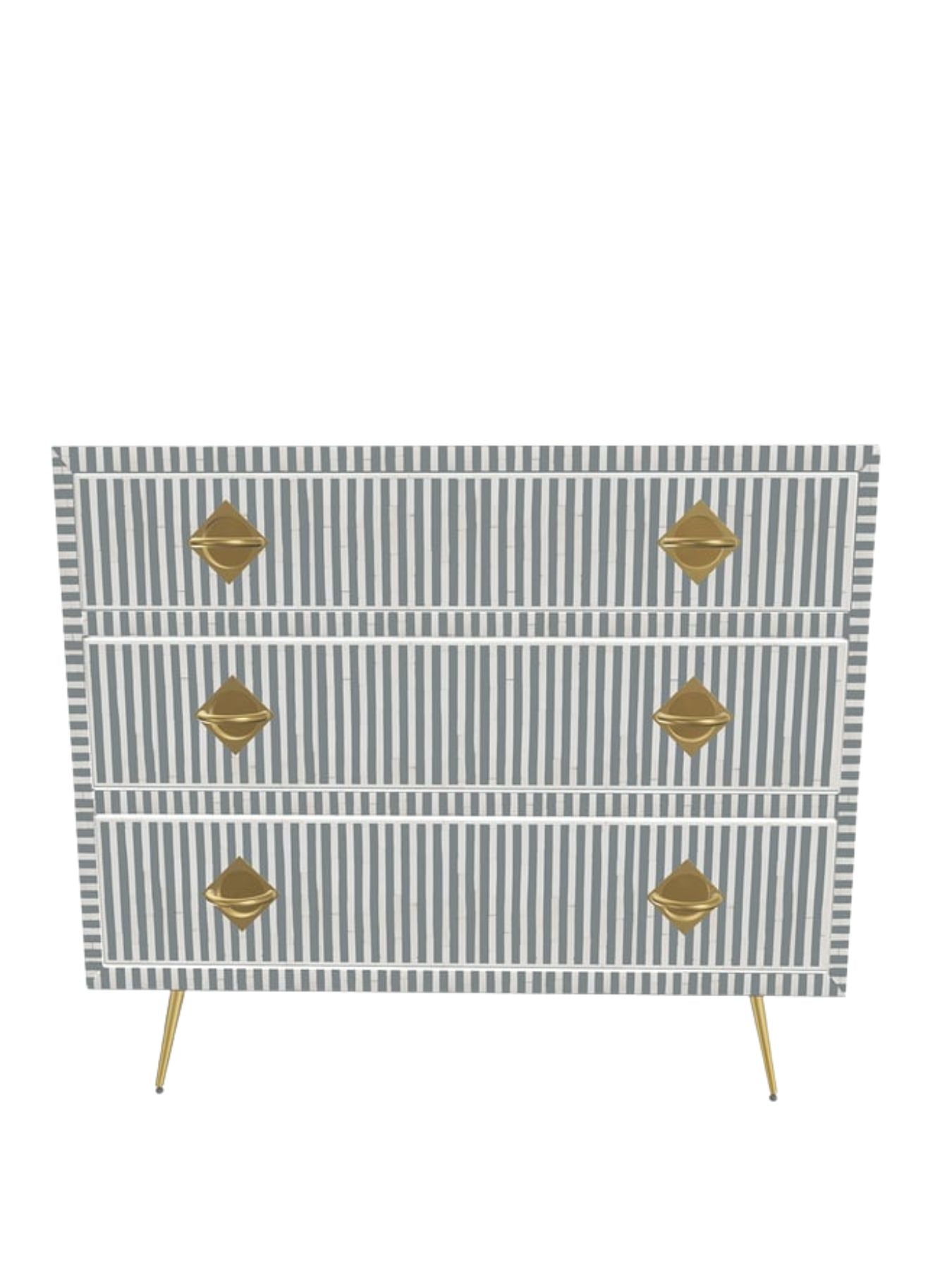 Inlay Chest of Drawers - Waterfall