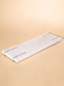 Marble Tray With Gold Base