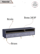 Inlay Media Unit with Drawers