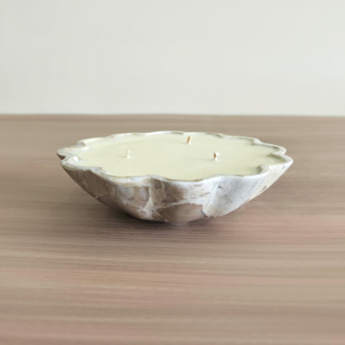 VIGO MARBLE CANDLE BOWL