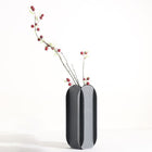 Geometric Vase - Smoke Grey