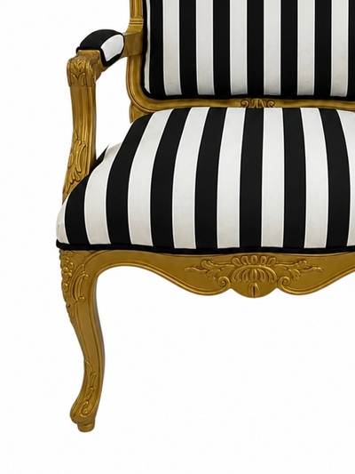 Fernlily Maharaja Chair - Black & White