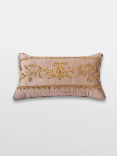 Cushion Cover - Ziya Latte Embroidered