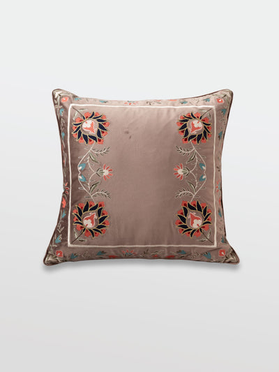 Daneen Latte Embroidered Cushion