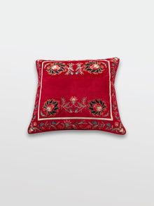 Cushion Cover - Daneen Red Embroidered