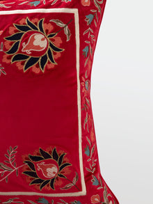 Cushion Cover - Daneen Red Embroidered
