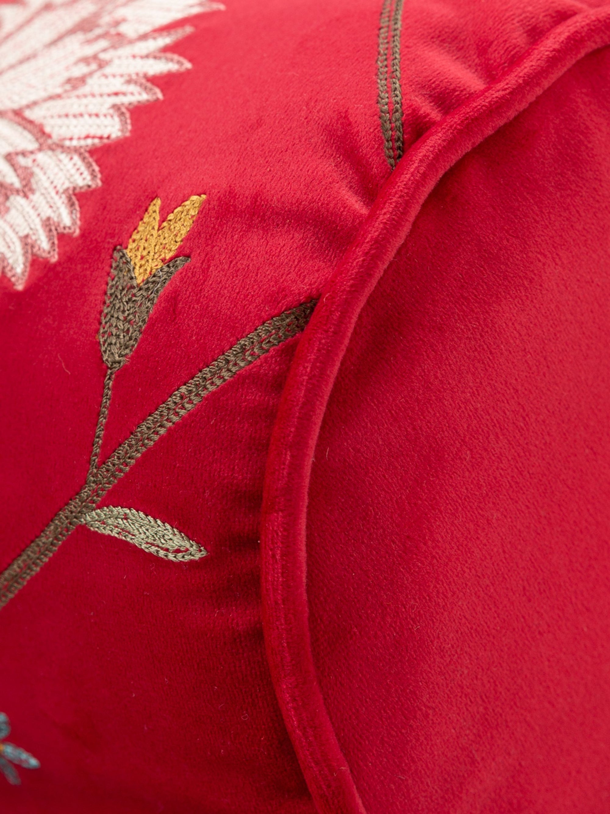 Cushion Cover - Faiza Bolster Embroidered