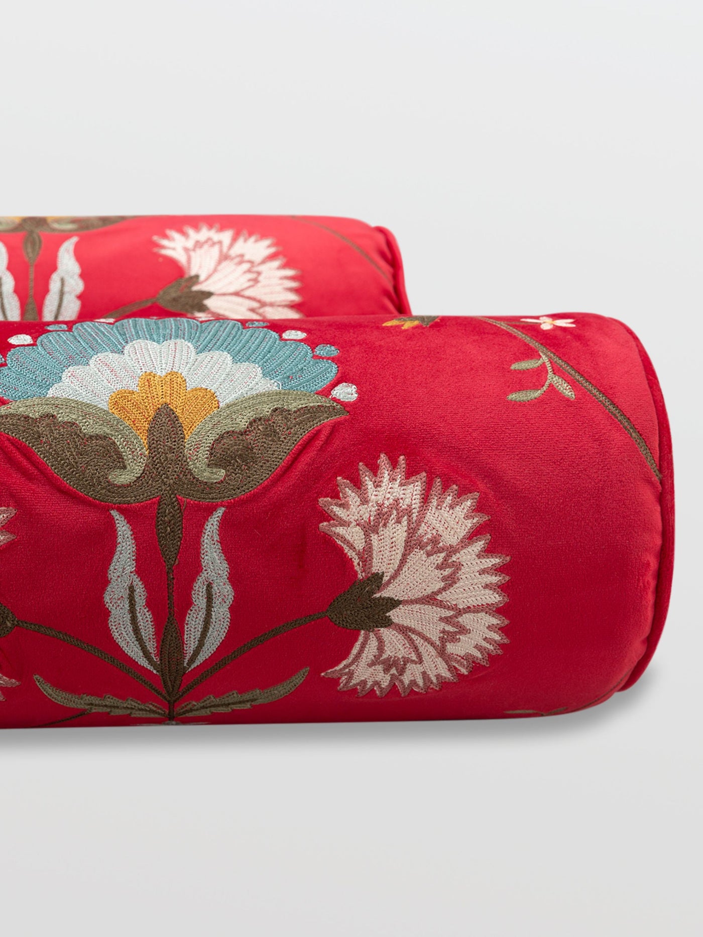 Faiza Bolster Embroidered Cushion