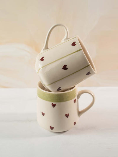 Cermaic Mugs Set of 2 - Lovestruck