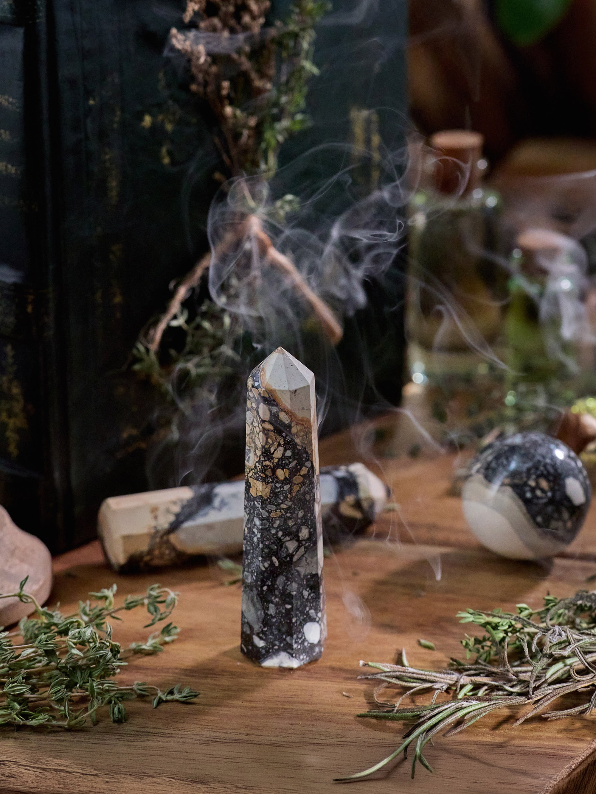 Semi-precious Gemstone - Maligano Jasper Tower