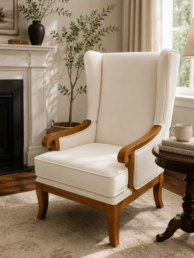 Aurora Premium Wingback Lounge Chair