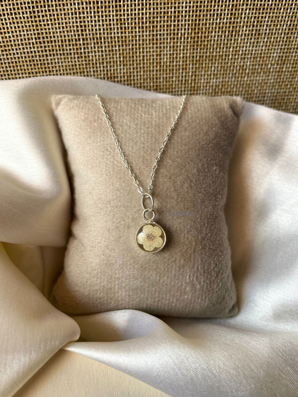 Ivory petal locket