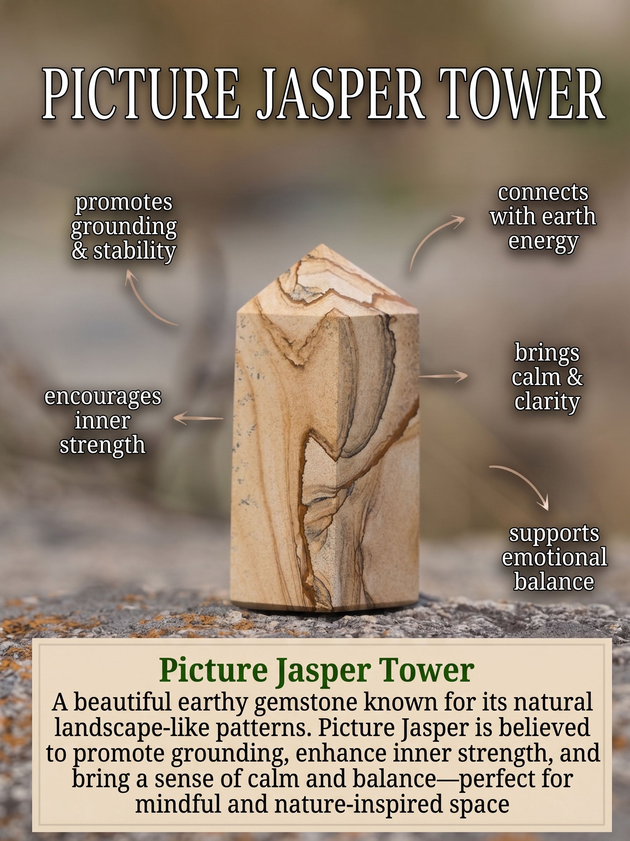 Gemstone Tower | Picture Jasper