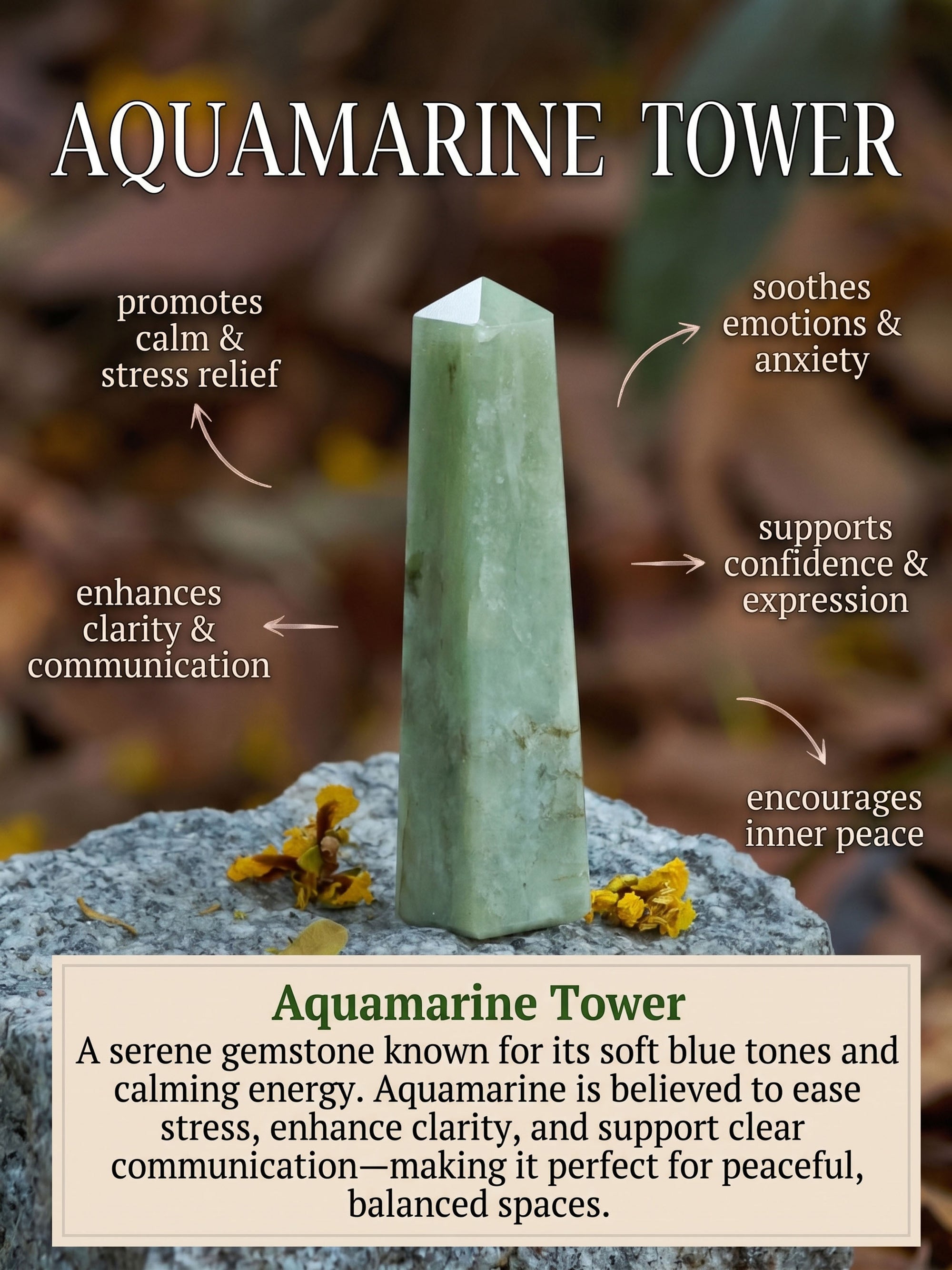 Gemstone Tower | Aquamarine Obelisk