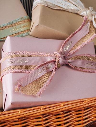 Natural Jute With Edging Ribbon