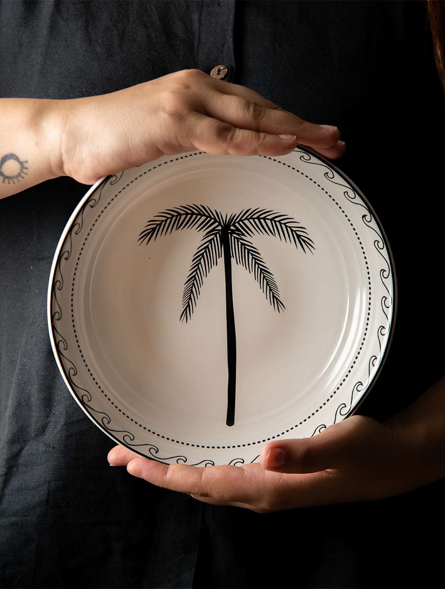 Multipurpose Ceramic Bowl - Palm