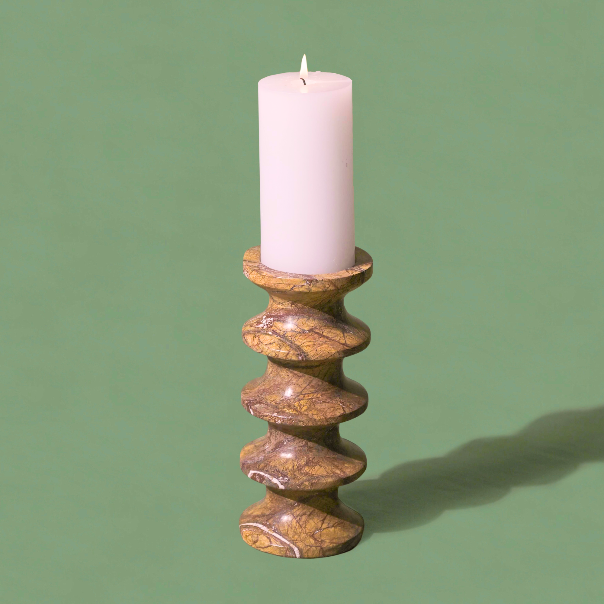 Astra Marble Candle Holders