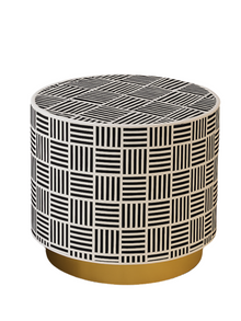 Inlay Round Side Table-