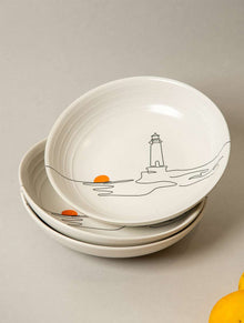 Multipurpose Ceramic Bowl - Lighthouse