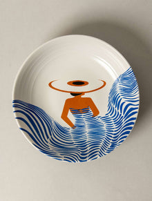 Multipurpose Ceramic Bowl - Girl in Hat