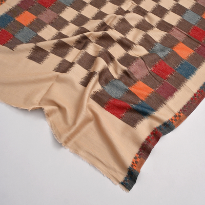 Ikkat Fine Wool Stole