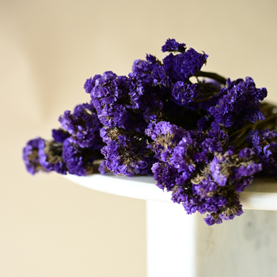 Natural Dried Purple Statice Flower