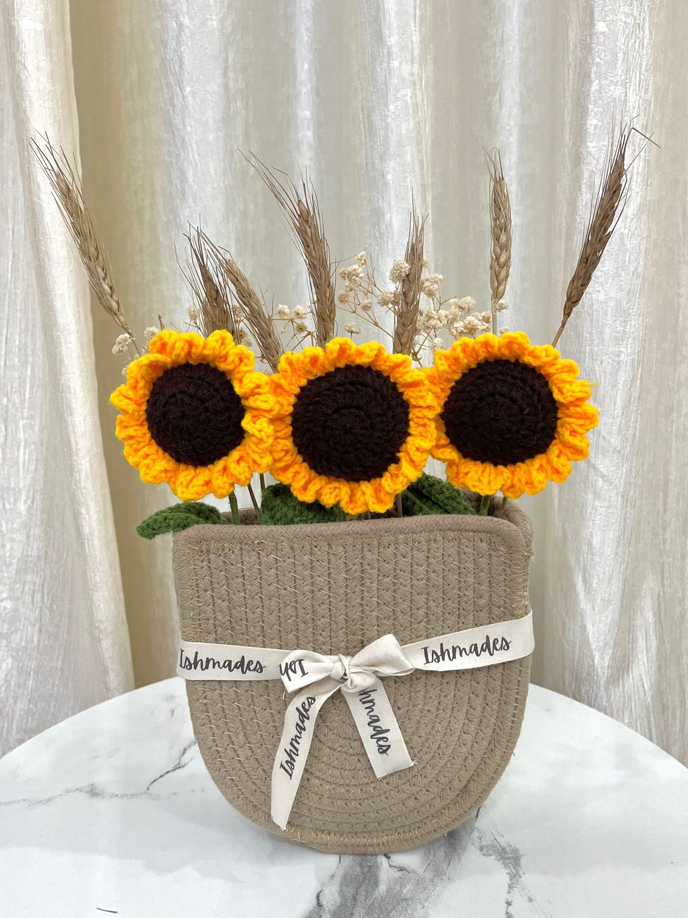 Sunflower symphony basket