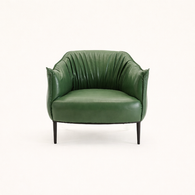 Almeda Accent Chair Green | Modern Lounge Chair Olive Green