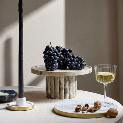 ROME MARBLE CAKE STAND