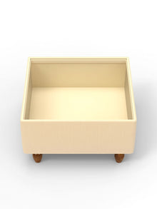 Modern Trunk Storage Ottoman-Beige
