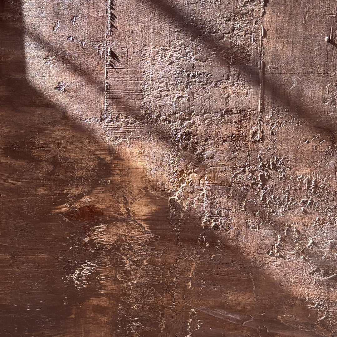 Fading Ground II Artwork Handcrafted Acrylic Canvas Painting