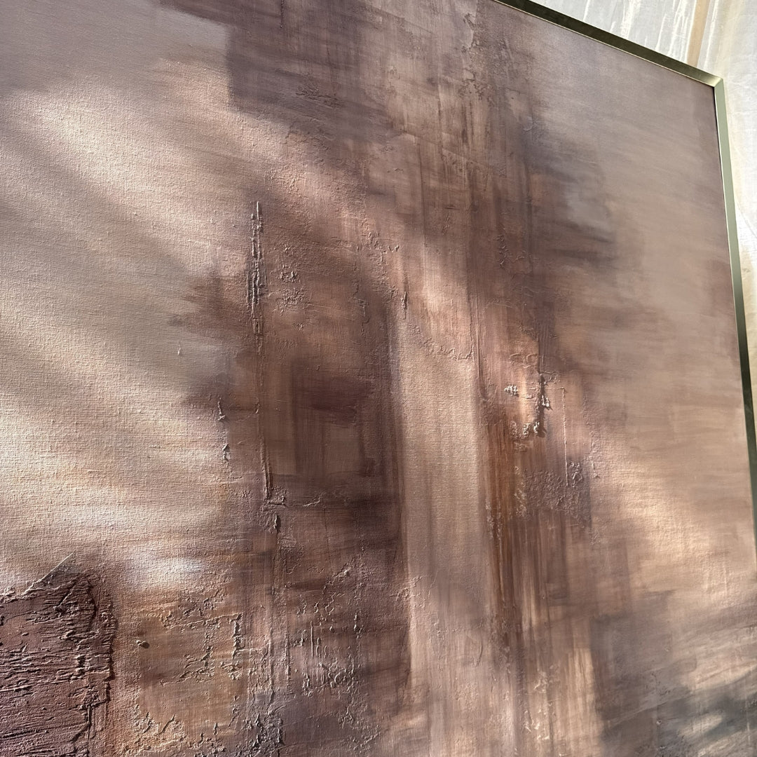 Fading Ground II Artwork Handcrafted Acrylic Canvas Painting